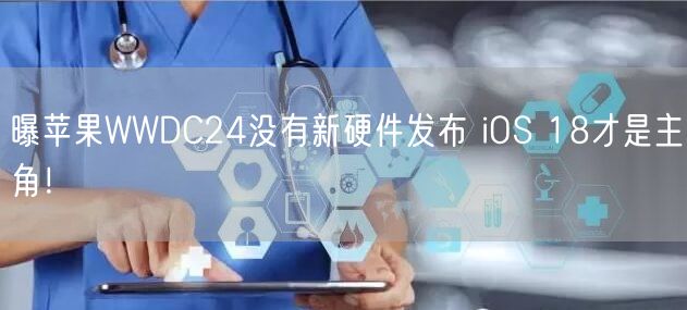 曝苹果WWDC24没有新硬件发布 iOS 18才是主角！