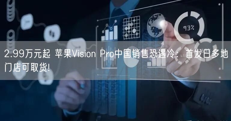 2.99万元起 苹果Vision Pro中国销售恐遇冷：首发日多地门店可取货!