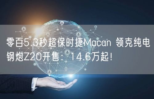 零百5.3秒超保时捷Macan 领克纯电钢炮Z20开售：14.6万起！