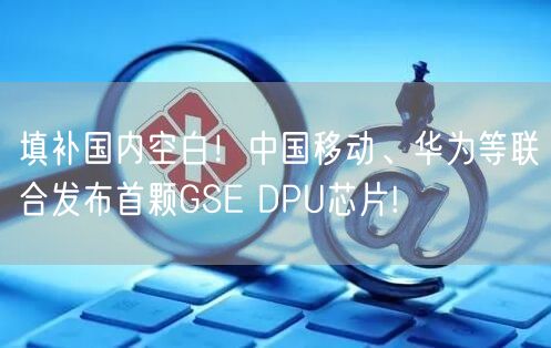 填补国内空白！中国移动、华为等联合发布首颗GSE DPU芯片!