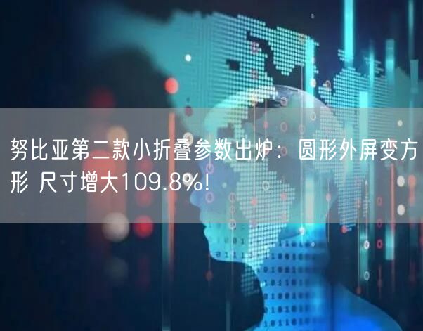 努比亚第二款小折叠参数出炉：圆形外屏变方形 尺寸增大109.8%！