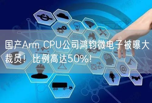 国产Arm CPU公司鸿钧微电子被曝大裁员！比例高达50%！