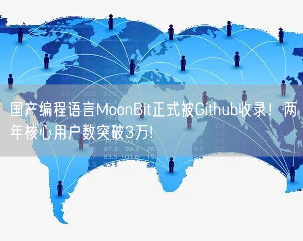 国产编程语言MoonBit正式被Github收录！两年核心用户数突破3万!