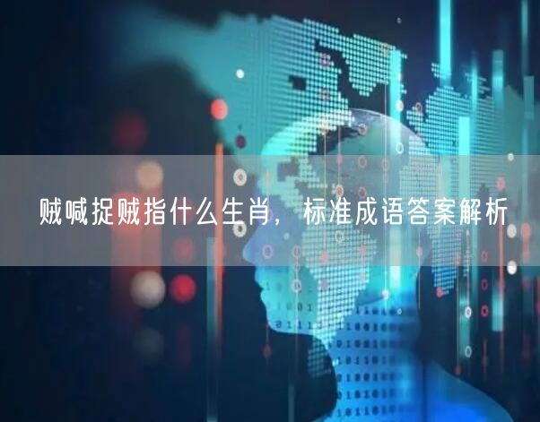 贼喊捉贼指什么生肖，标准成语答案解析