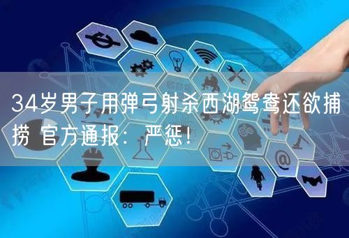 34岁男子用弹弓射杀西湖鸳鸯还欲捕捞 官方通报：严惩！